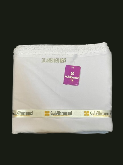OFF WHITE  GUL AHMEED PREMIUM WASH AND WEAR UNSTITCH SUIT